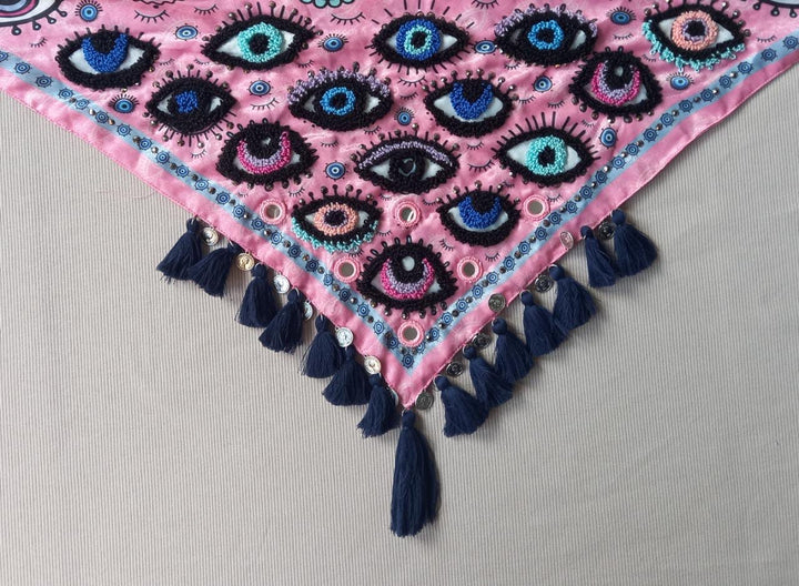 Pink Eye Scarf.