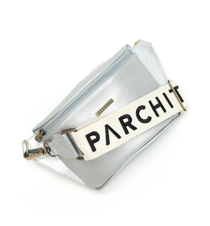 PARCHITA Bolo Fanny Pack Silver