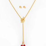 Corbatín Broche Cerezas