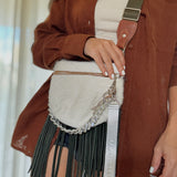 Pocket Blanco Cadena y Fleco