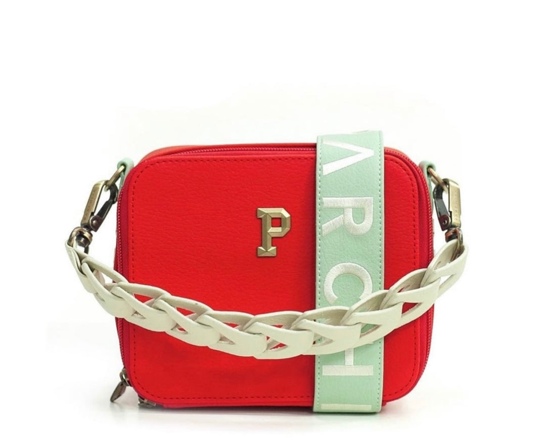 PARCHITA Flora Petit Rojo  Bag