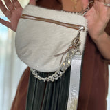 Pocket Blanco Cadena y Fleco