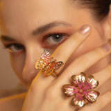 Maxi Ring Flor Pintado