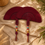 Hand Fan vino Pajaro