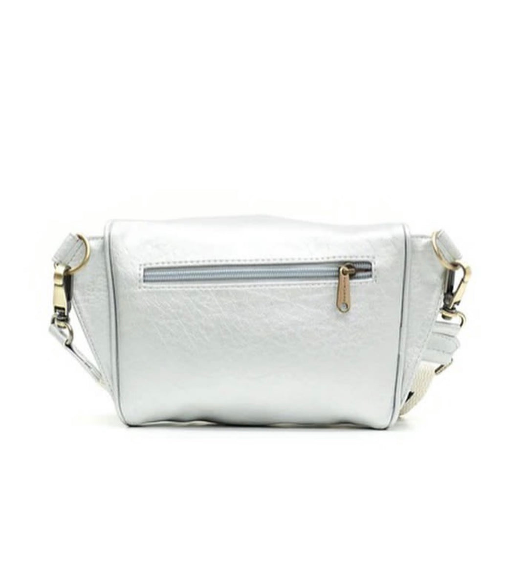 PARCHITA Bolo Fanny Pack Silver