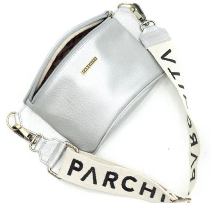 PARCHITA Bolo Fanny Pack Silver