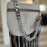 Pocket Blanco Cadena y Fleco