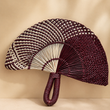 Hand Fan Vino y Natural
