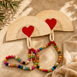 Hand Fan Corazón