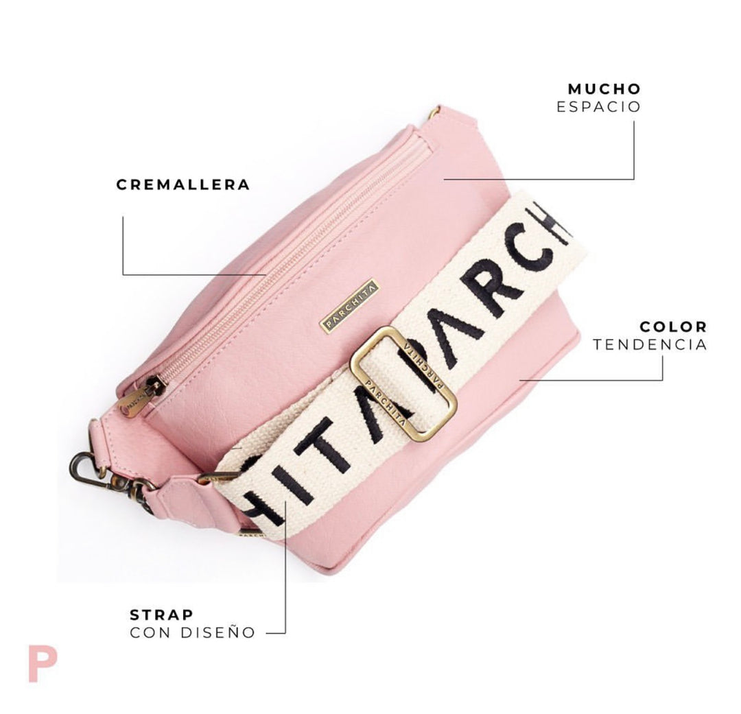 PARCHITA Bolo Rosa Fanny Pack