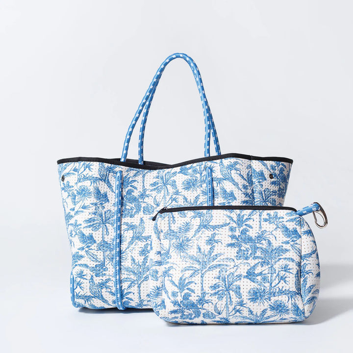 Tote Topical Blue