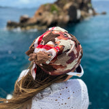 Multi estrella Nude Scarf