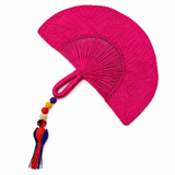 Hand Fan fuchsia Pajaro