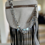 Pocket Blanco Cadena y Fleco