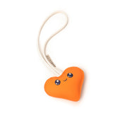 Charm Corazon anaranjado