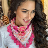 Caracol fucshia Scarf