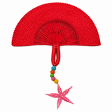 Hand Fan Coral Estrella