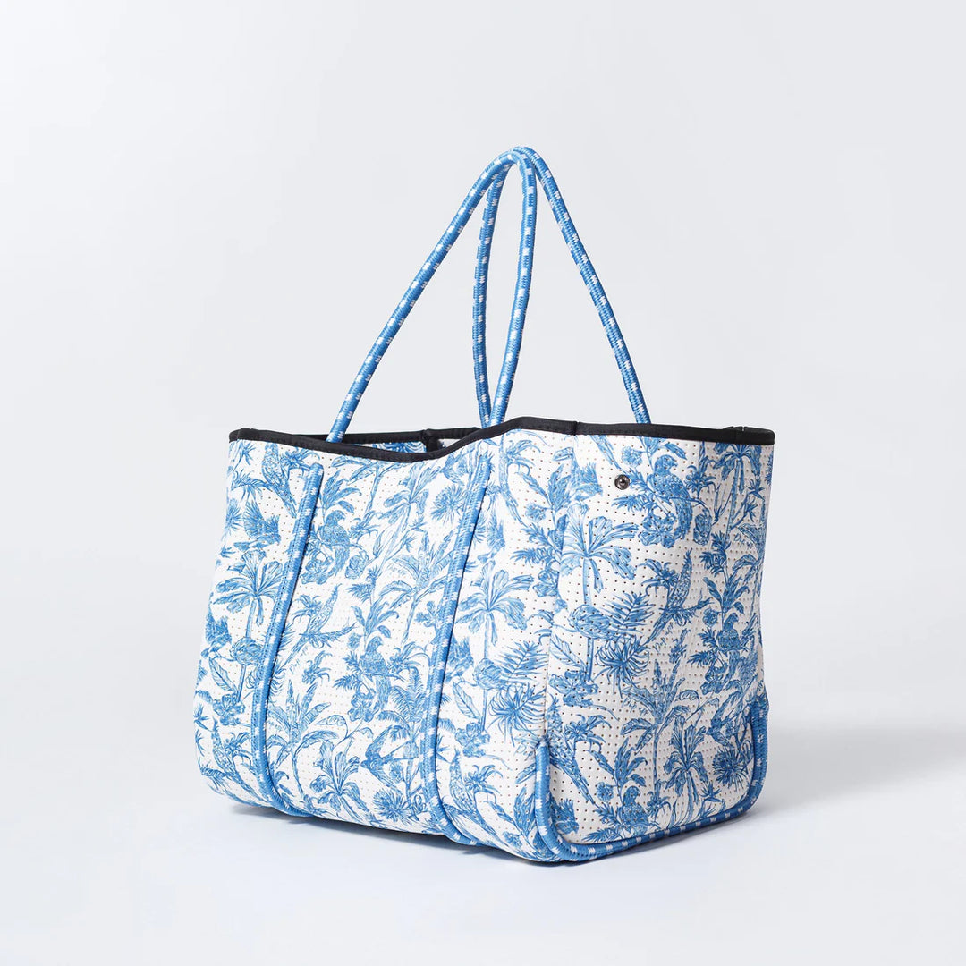 Tote Topical Blue