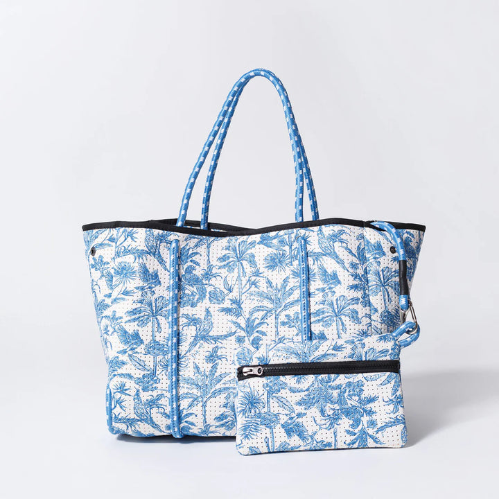 Tote Topical Blue