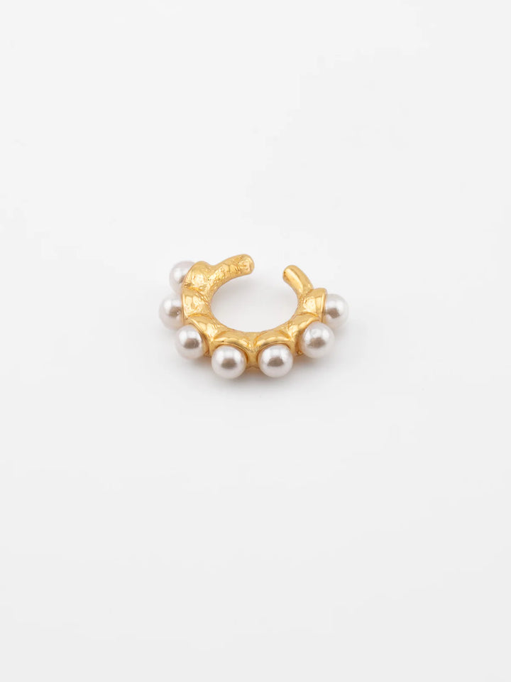 Earcuff Perla Gold