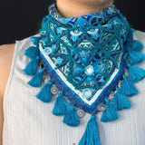 Blue Scarf