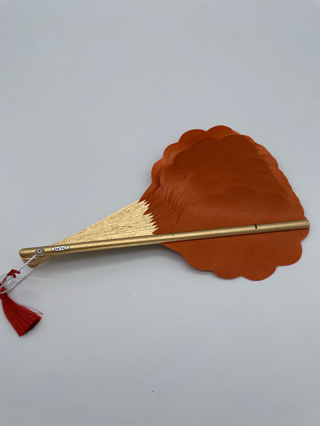 Ondas Terracota  Hand Fan