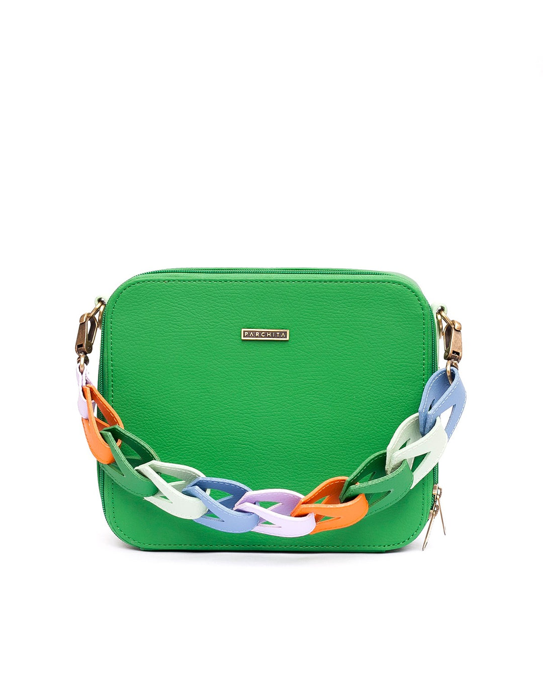 PARCHITA Flora Verde Bag