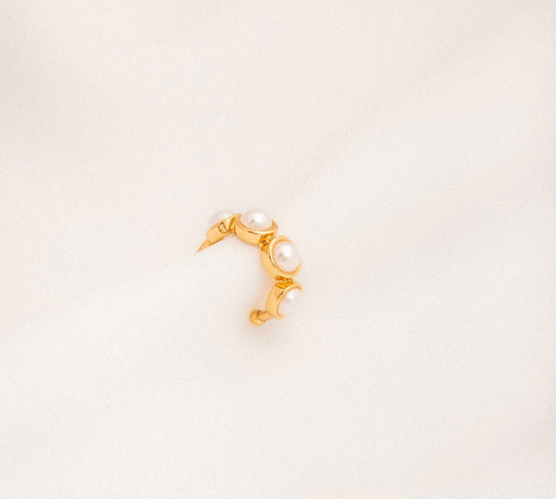 Earcuff Perla Gold