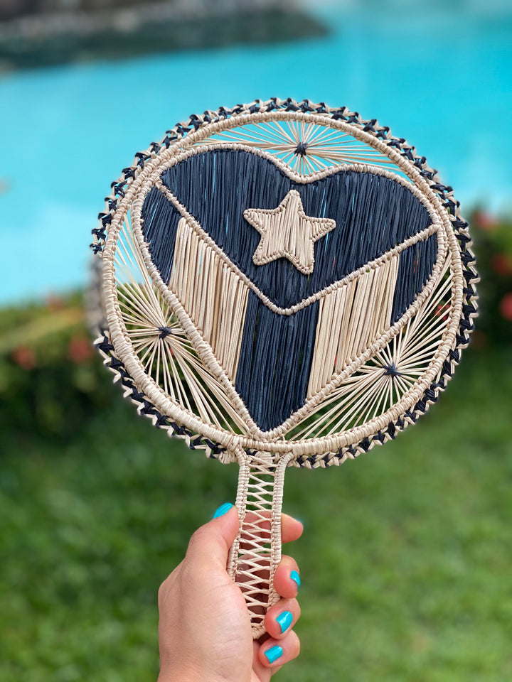 Boricua Hand Fan